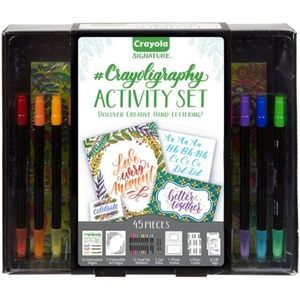 NEW Crayola Signature Crayoligraphy Activity Set